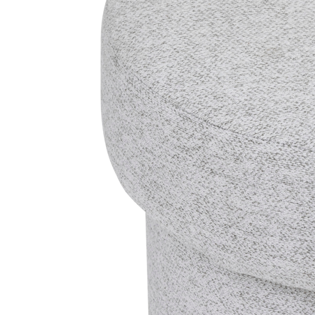 Pouf En Tissu Gris Kita Atmosphera