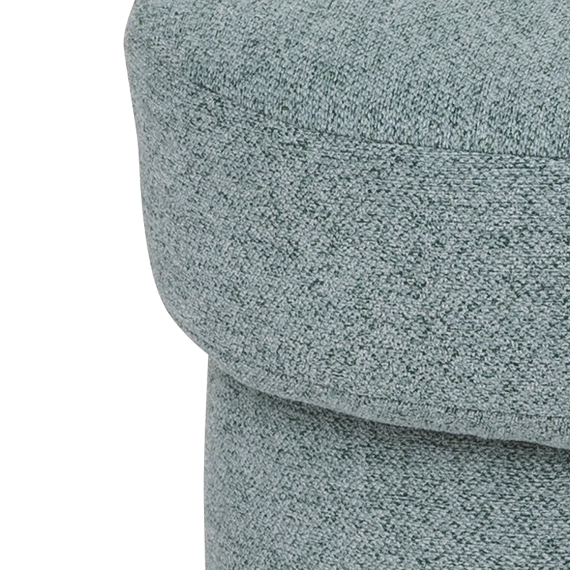 Pouf En Tissu Vert Céladon Kita Atmosphera