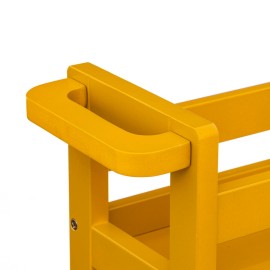 Desserte À Roulettes 3 Niveaux Ocre 5Five 2