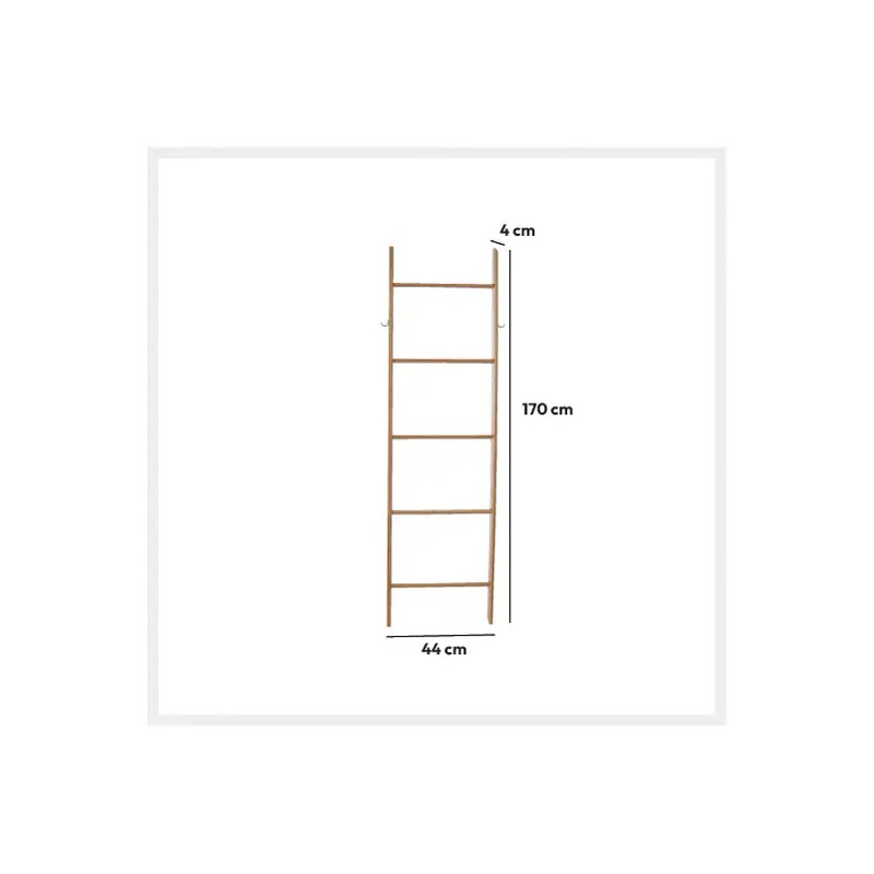 Échelle Porte Serviette Bambou Five