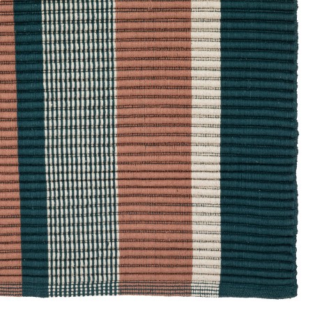 Tapis Collectionneur 120x170 Coton Bleu Canard Atmosphera