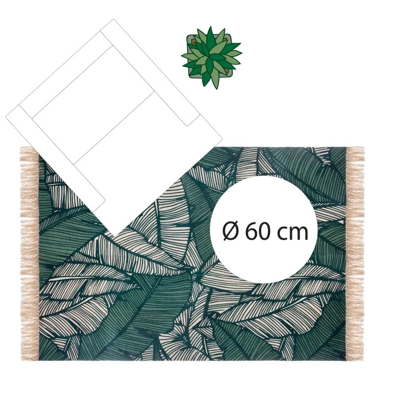Tapis Jungle 120x170 Vert Atmosphera