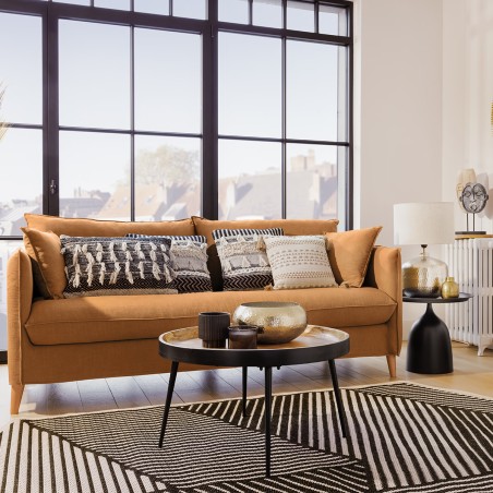 Tapis Formes Teo 160x230 Noir Blanc Atmosphera