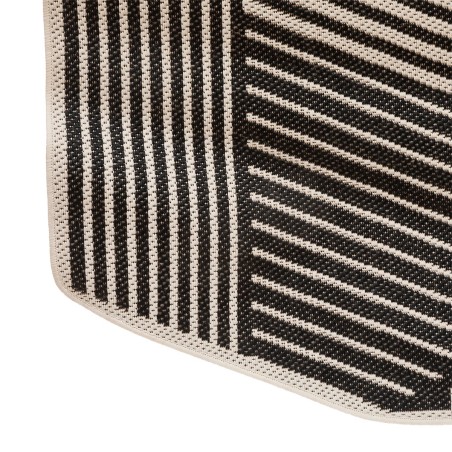 Tapis Formes Teo 160x230 Noir Blanc Atmosphera