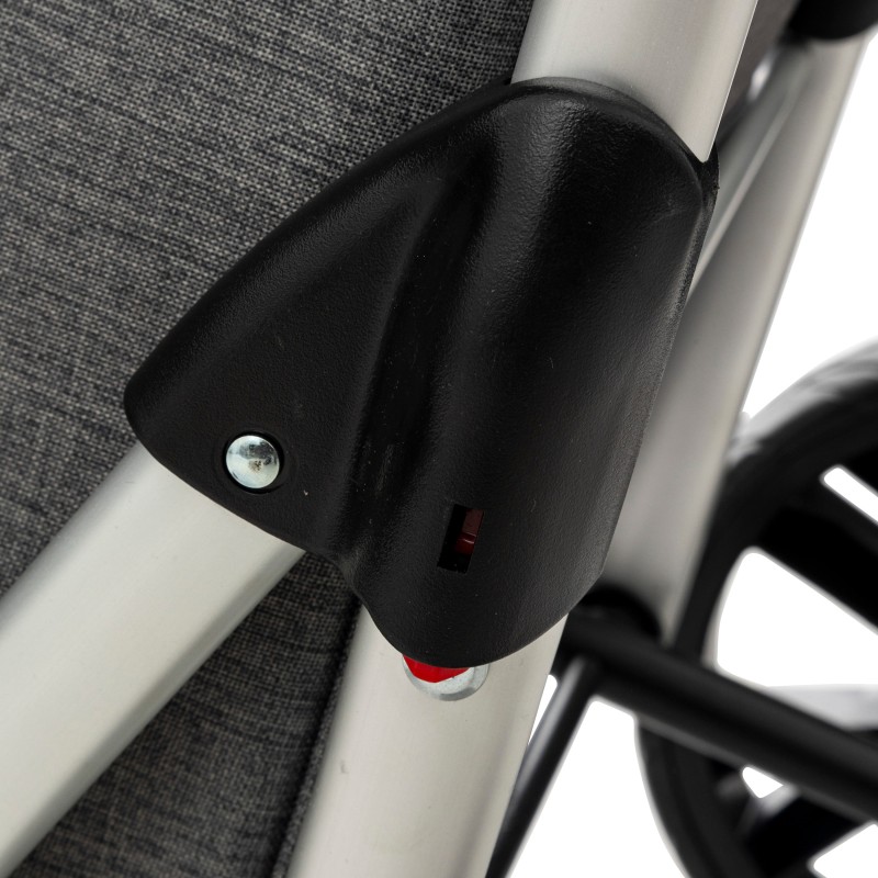 Chariot de marché 4 roues Gris Five