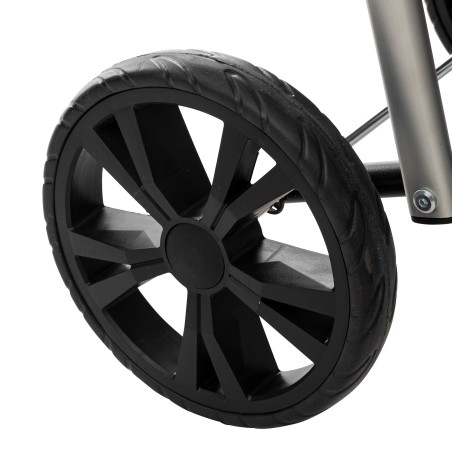 Chariot de marché 4 roues Gris Five