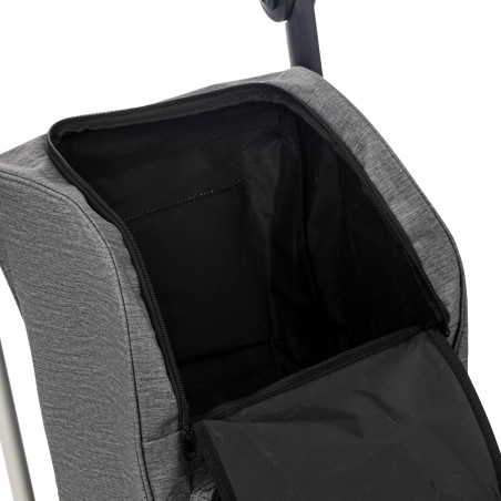 Chariot de marché 4 roues Gris Five