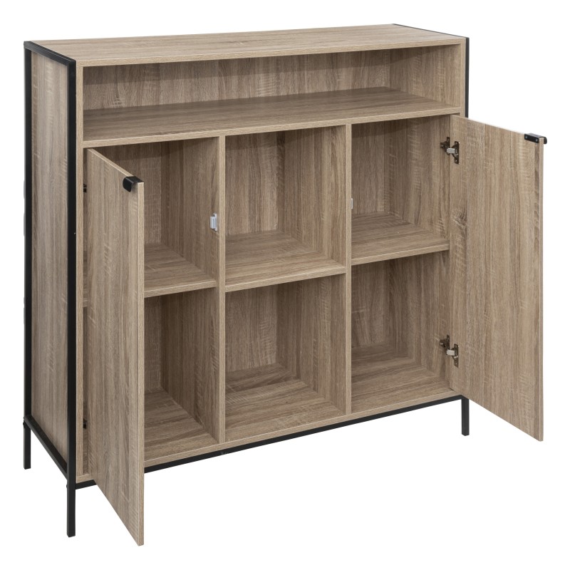 Buffet 2 Portes 3 Niches Aliaj Five