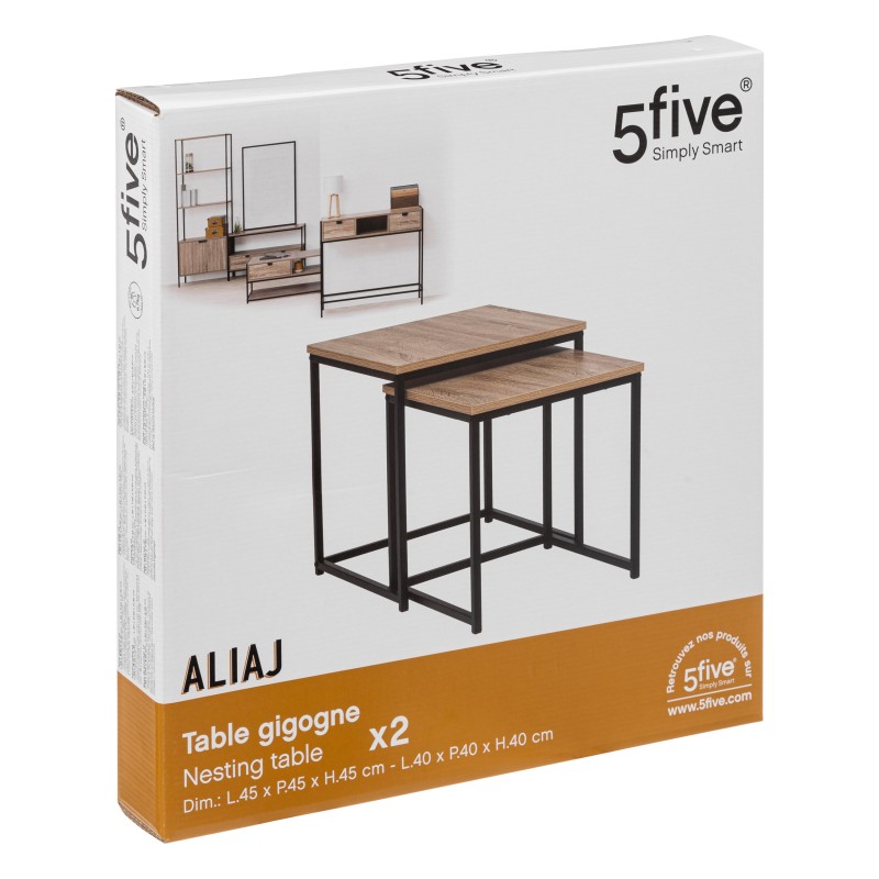 Lot De 2 Tables Gigognes Aliaj Atmosphera