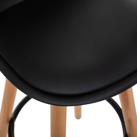 Tabouret De Bar Maxon Noir - Atmosphera