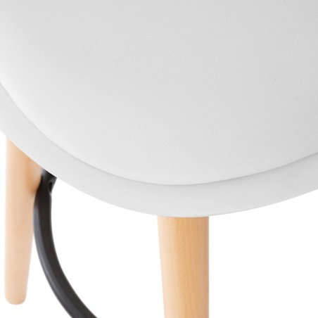 Tabouret De Bar Maxon Blanc - Atmosphera