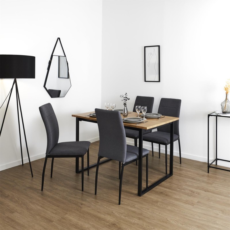 Table avec 4 chaises Abbott - Home Deco Factory