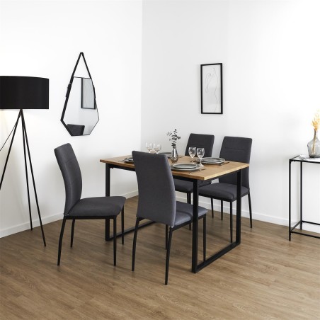 Table avec 4 chaises Abbott - Home Deco Factory