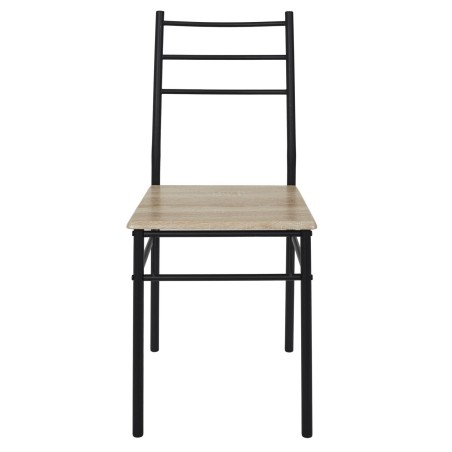 Table et 4 chaises Loka Marron - Home Deco Factory