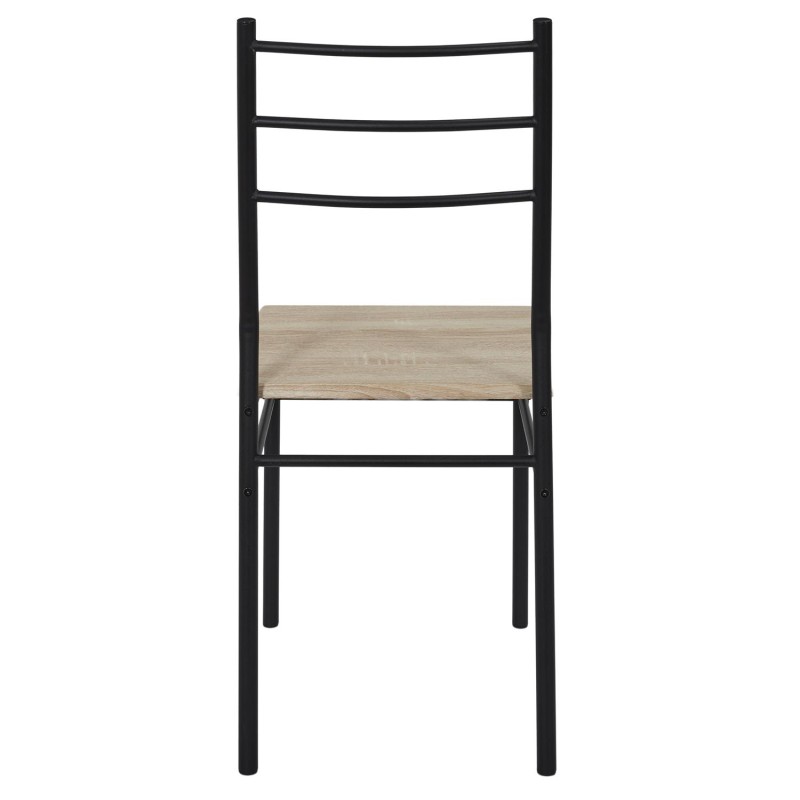 Table et 4 chaises Loka Marron - Home Deco Factory