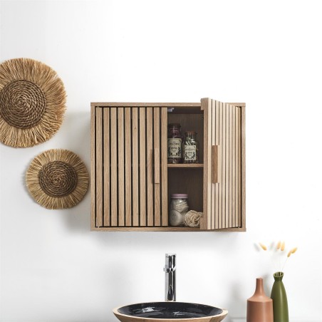 Armoire Murale Klaus Marron - Home Deco Factory