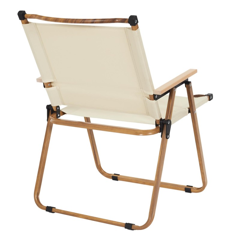 Chaise Camping Mariposa Beige - Home Deco Factory