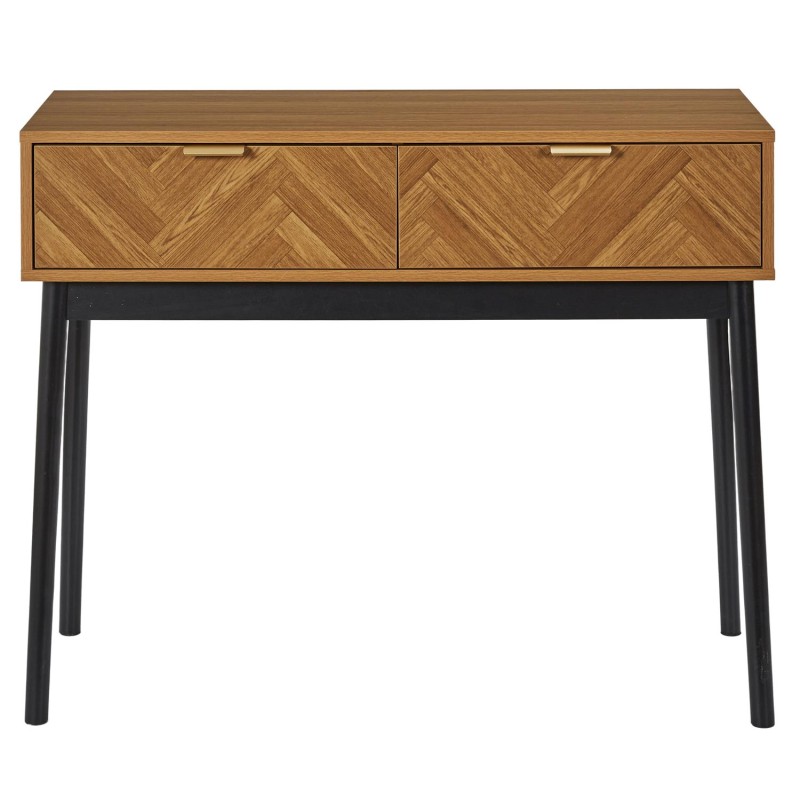 Console En Bois Felix Marron - Home Deco Factory