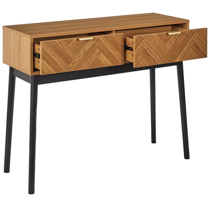 Console En Bois Felix Marron - Home Deco Factory