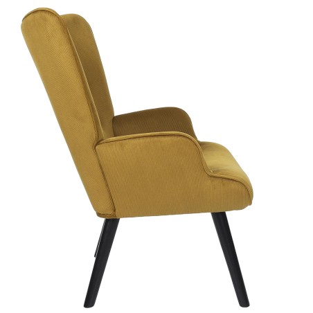 Fauteuil De Salon Giulia Jaune - Home Deco Factory