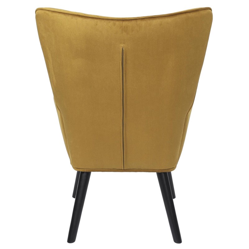 Fauteuil De Salon Giulia Jaune - Home Deco Factory