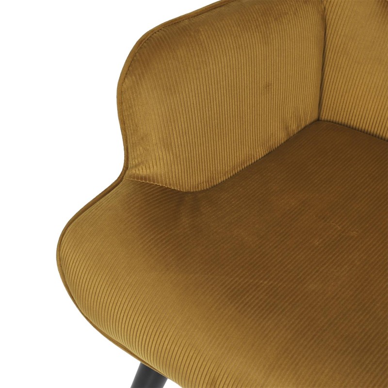 Fauteuil De Salon Giulia Jaune - Home Deco Factory