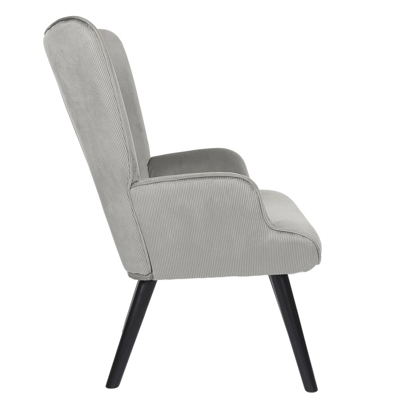Fauteuil De Salon Giulia Gris - Home Deco Factory