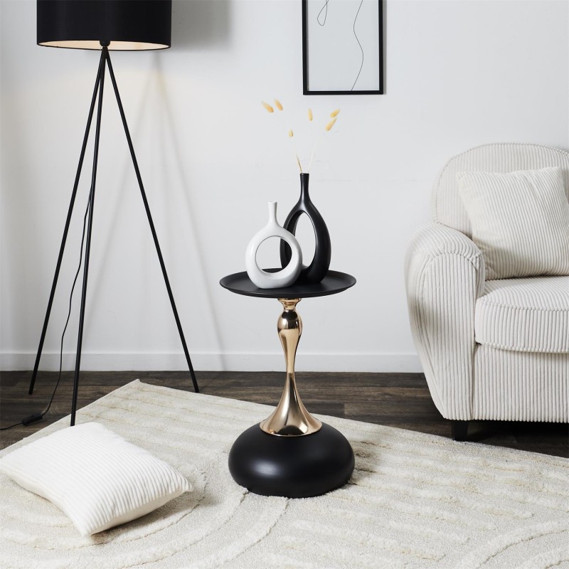 Table D'appoint Portobello Noir - Home Deco Factory