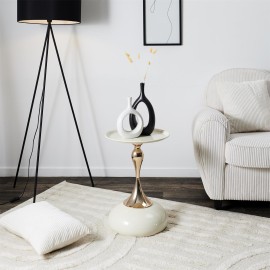 Table D'appoint Portobello Blanc - Home Deco Factory 2