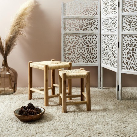 Lot De 2 Tabourets Gigognes Hamram - Home Deco Factory