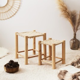 Lot De 2 Tabourets Gigognes Hamram - Home Deco Factory 2