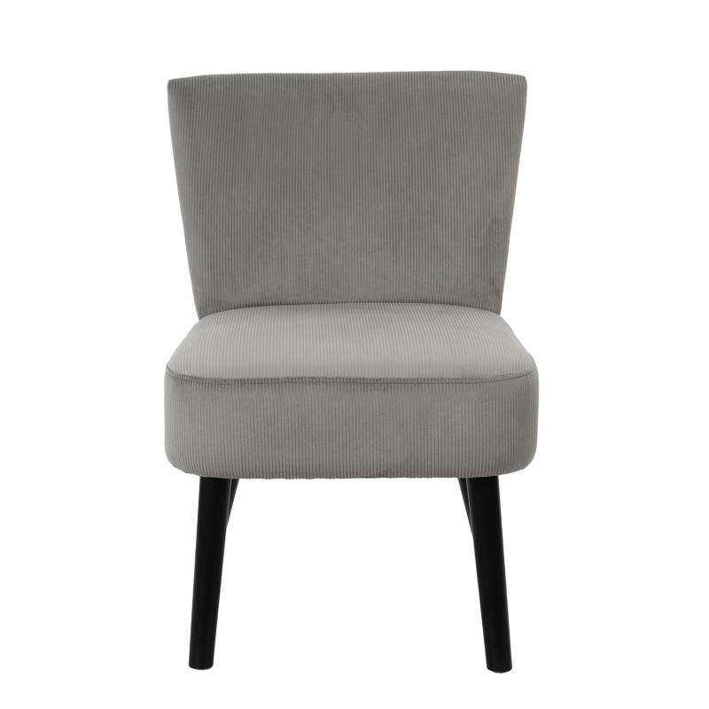 Fauteuil crapaud Giulia Gris - Home Deco Factory