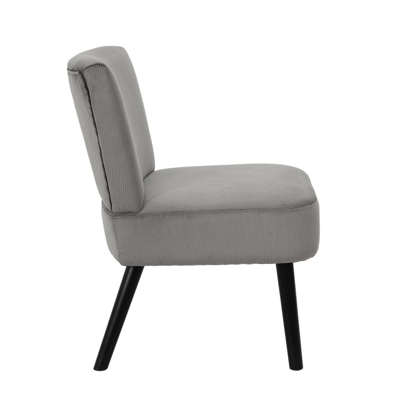 Fauteuil crapaud Giulia Gris - Home Deco Factory