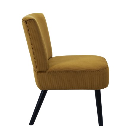 Fauteuil crapaud Giulia Jaune - Home Deco Factory