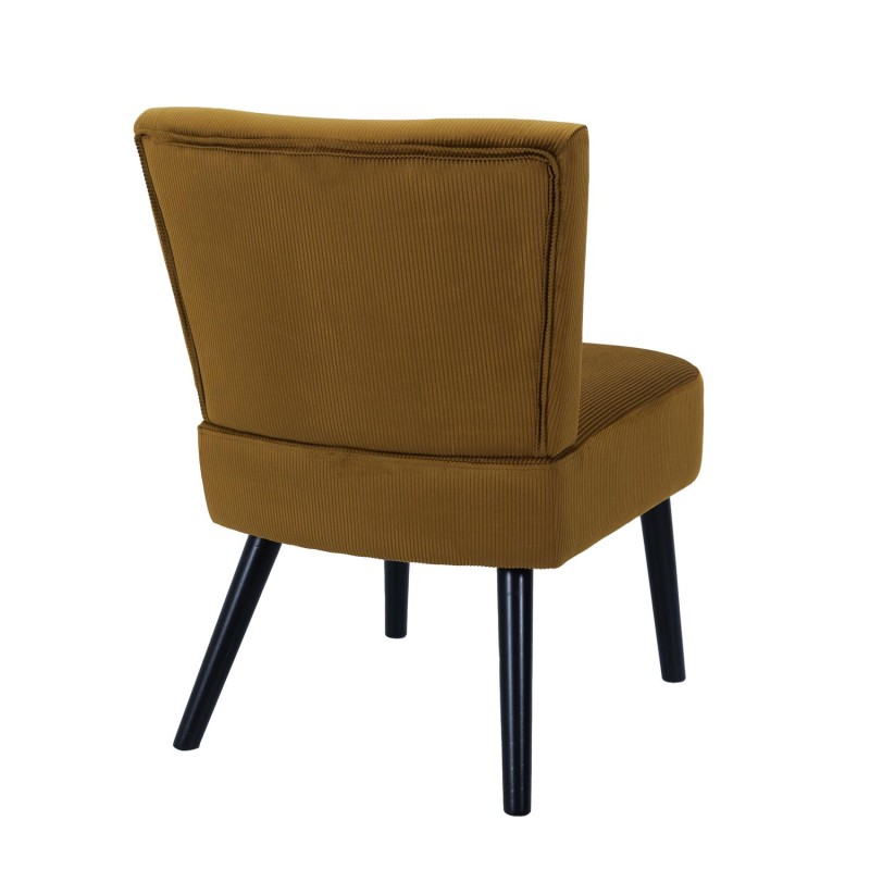 Fauteuil crapaud Giulia Jaune - Home Deco Factory