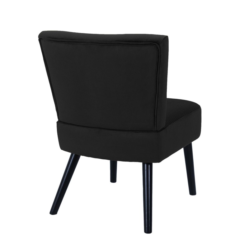 Fauteuil Crapaud Giulia Noir Home Deco Factory