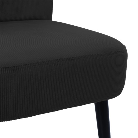 Fauteuil Crapaud Giulia Noir Home Deco Factory