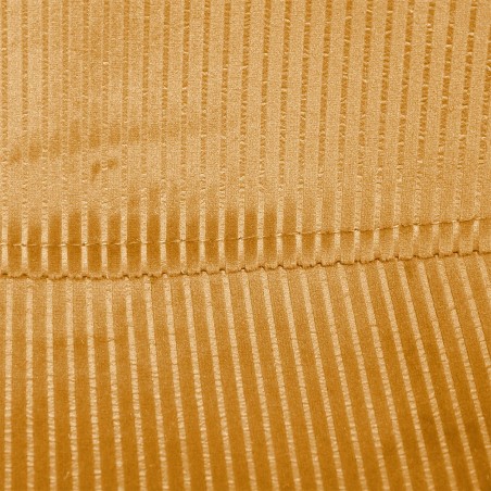 Chaise En Velours Côtelé Giulia Jaune - Home Deco Factory