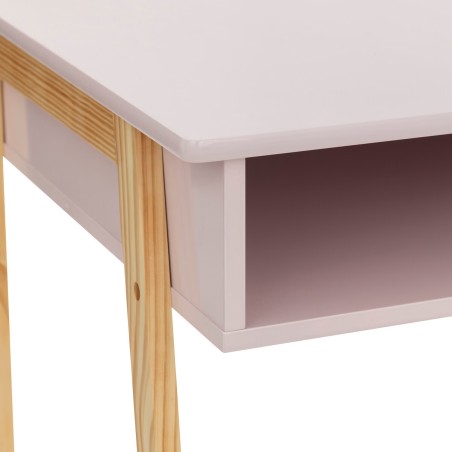 Bureau Pour Enfant Maternelle En Bois Rose - Atmosphera For Kids