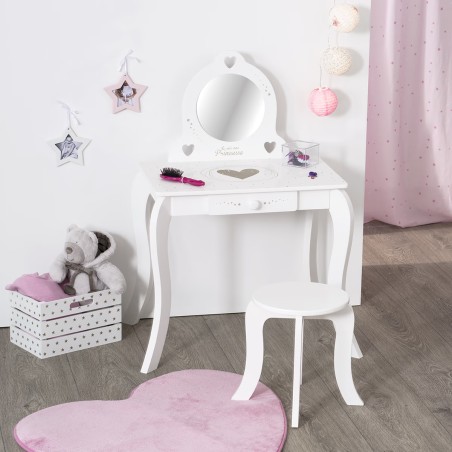 Coiffeuse Avec Tabouret Pour Enfant Atmosphera For Kids