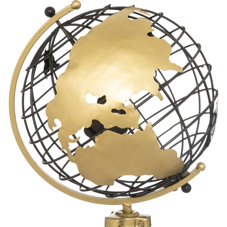Globe Décoratif En Métal Ramon H70 Noir - Atmosphera