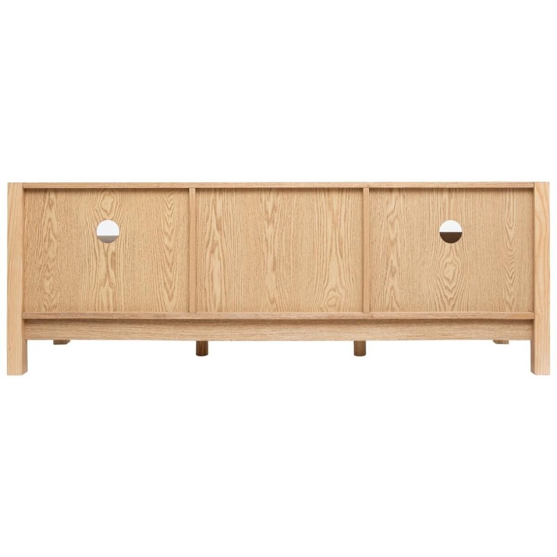 Meuble TV 2 Tiroirs Arty Beige - Atmosphera