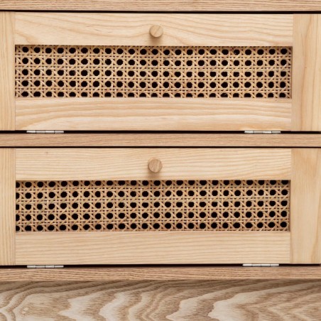 Meuble TV 2 Tiroirs Arty Beige - Atmosphera