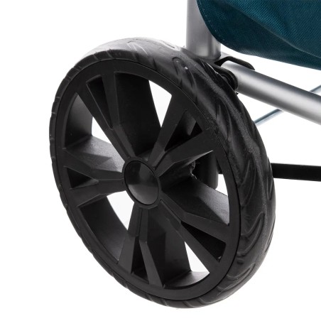 Chariot De Course Pliable 2 Roues Bleu - Five
