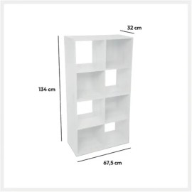 Étagère 8 Cases Mix N Modul Blanc - Five 2