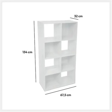 Étagère 8 Cases Mix N Modul Blanc - Five