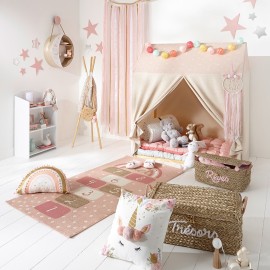 Tapis De Chambre Marelle Fille Rose - Atmosphera For Kids 2