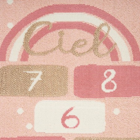 Tapis De Chambre Marelle Fille Rose - Atmosphera For Kids
