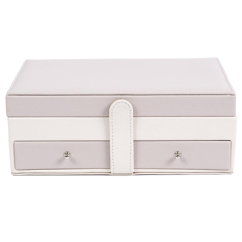 Boîte À Bijoux Lena Blanc Rose - Home Deco Factory