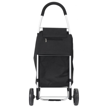 Chariot Shopping Pliable 39L Noir - Home Deco Factory